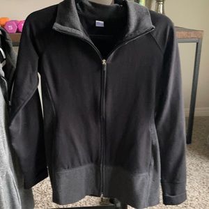 Black with gray accent Gapfit jacket
